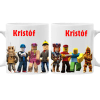Roblox bögre - saját névvel
