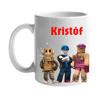Roblox bögre - saját névvel