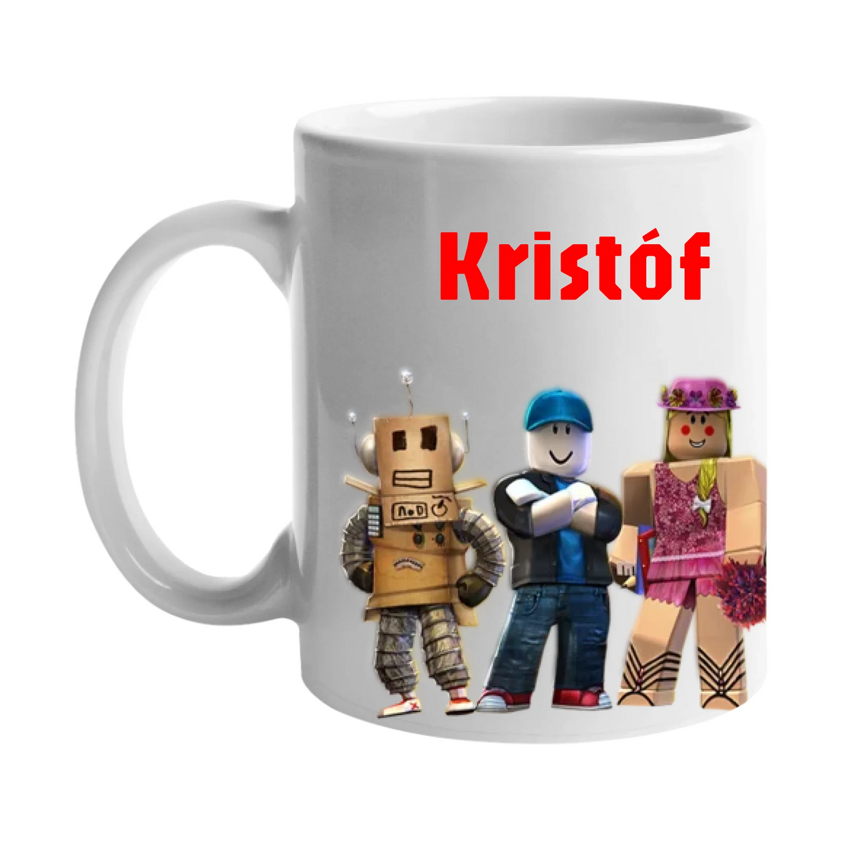 Roblox bögre - saját névvel