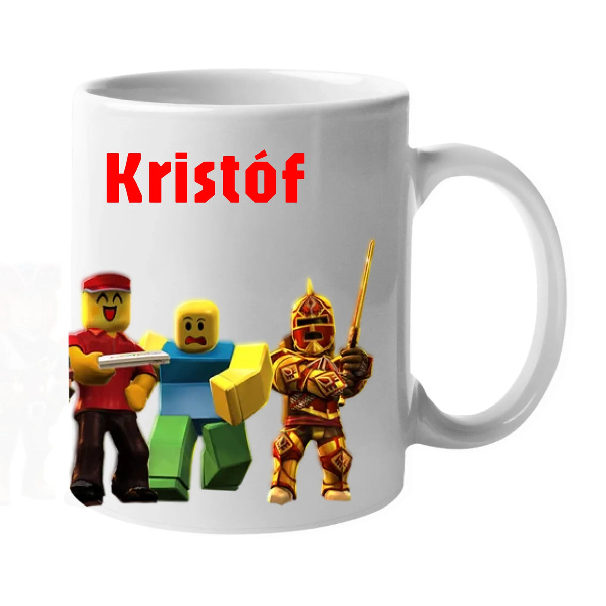 Roblox bögre - saját névvel