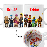 Roblox bögre - saját névvel