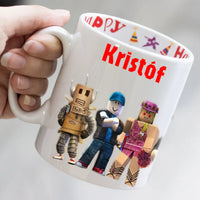 Roblox bögre - saját névvel