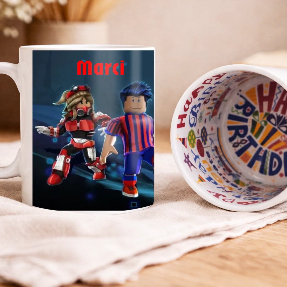 Roblox bögre - saját névvel 2