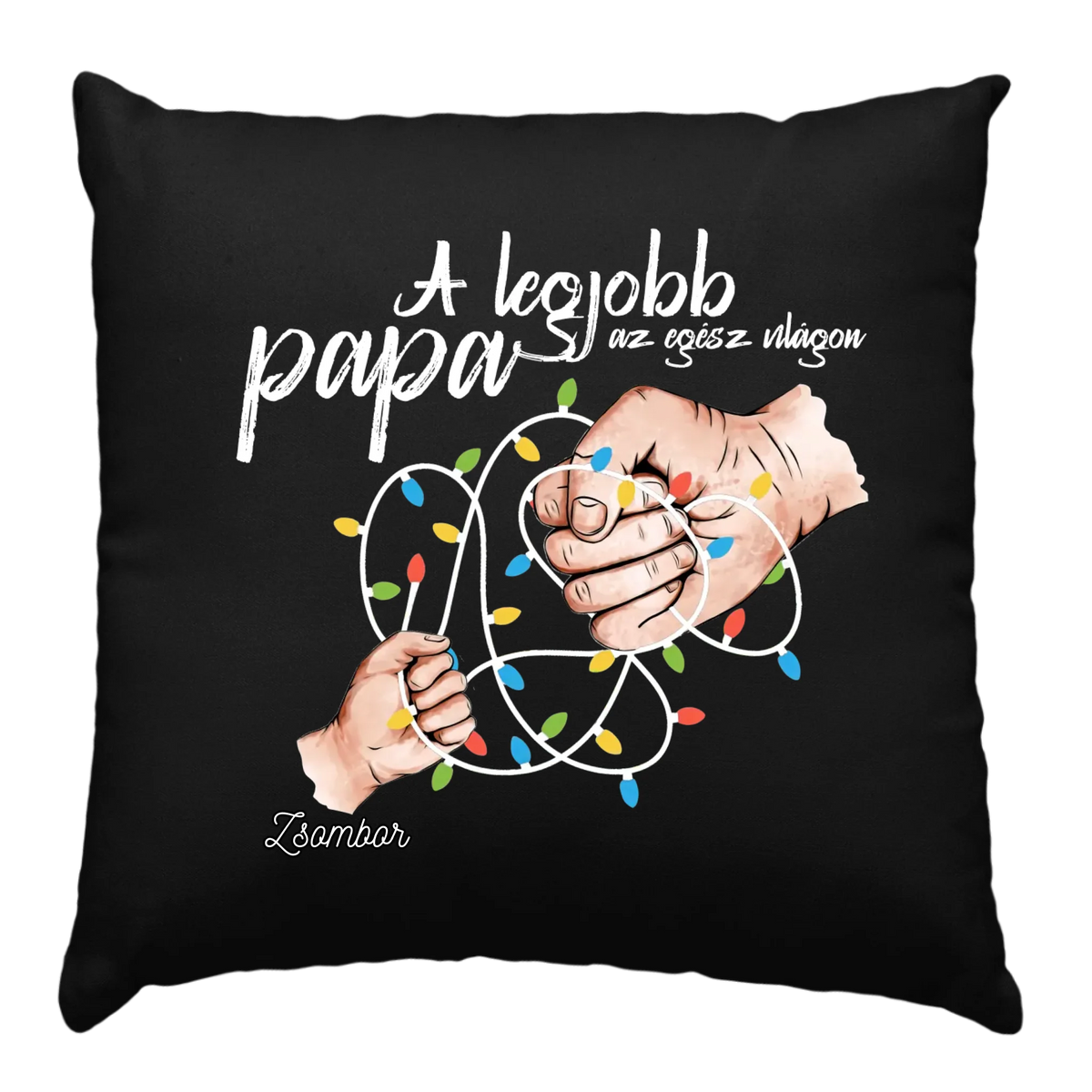 A legjobb papa párna - karácsonyi ajándék nagypapáknak