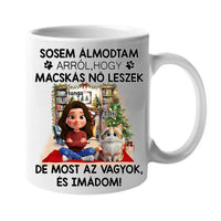 Sosem álmodtam, hogy macskás nő leszek – személyre szabható cicás bögre