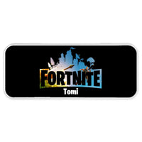 Fortnite mintás fém tolltartó egyedi neves