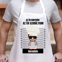 Az én konyhám egyedi kötény férfiaknak