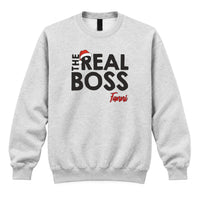 The real boss - egyedi karácsonyi pulóver nőknek