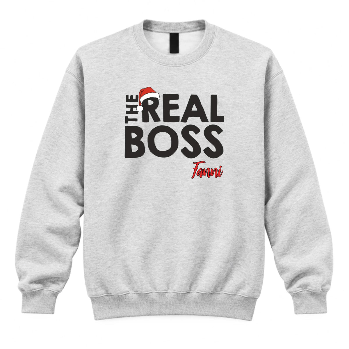 The real boss - egyedi karácsonyi pulóver nőknek