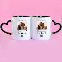 A Mi dalunk - Szerkeszthető bögre QR kóddal Valentin napra