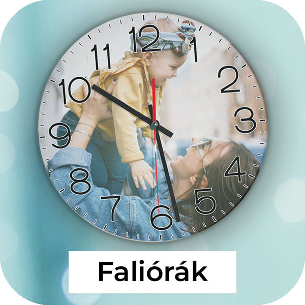 Egyedi ajándék falióra egyedi fényképes ajándék.