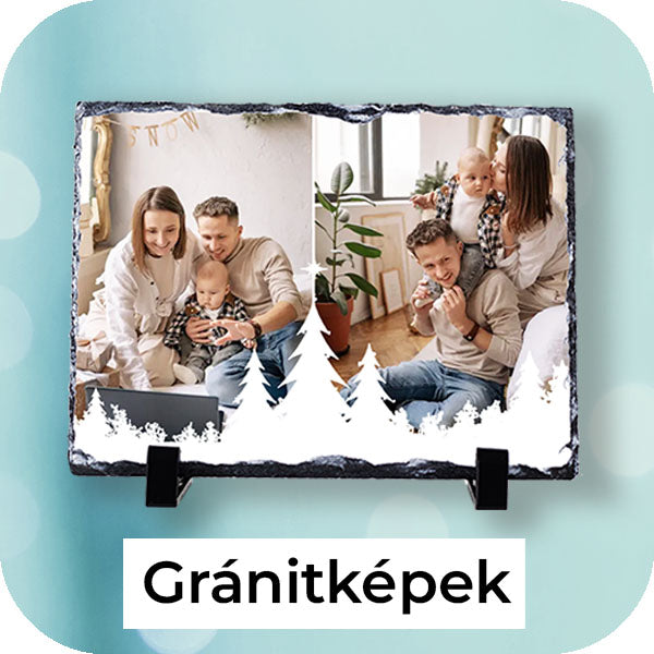 Egyedi fényképes gránitképek.