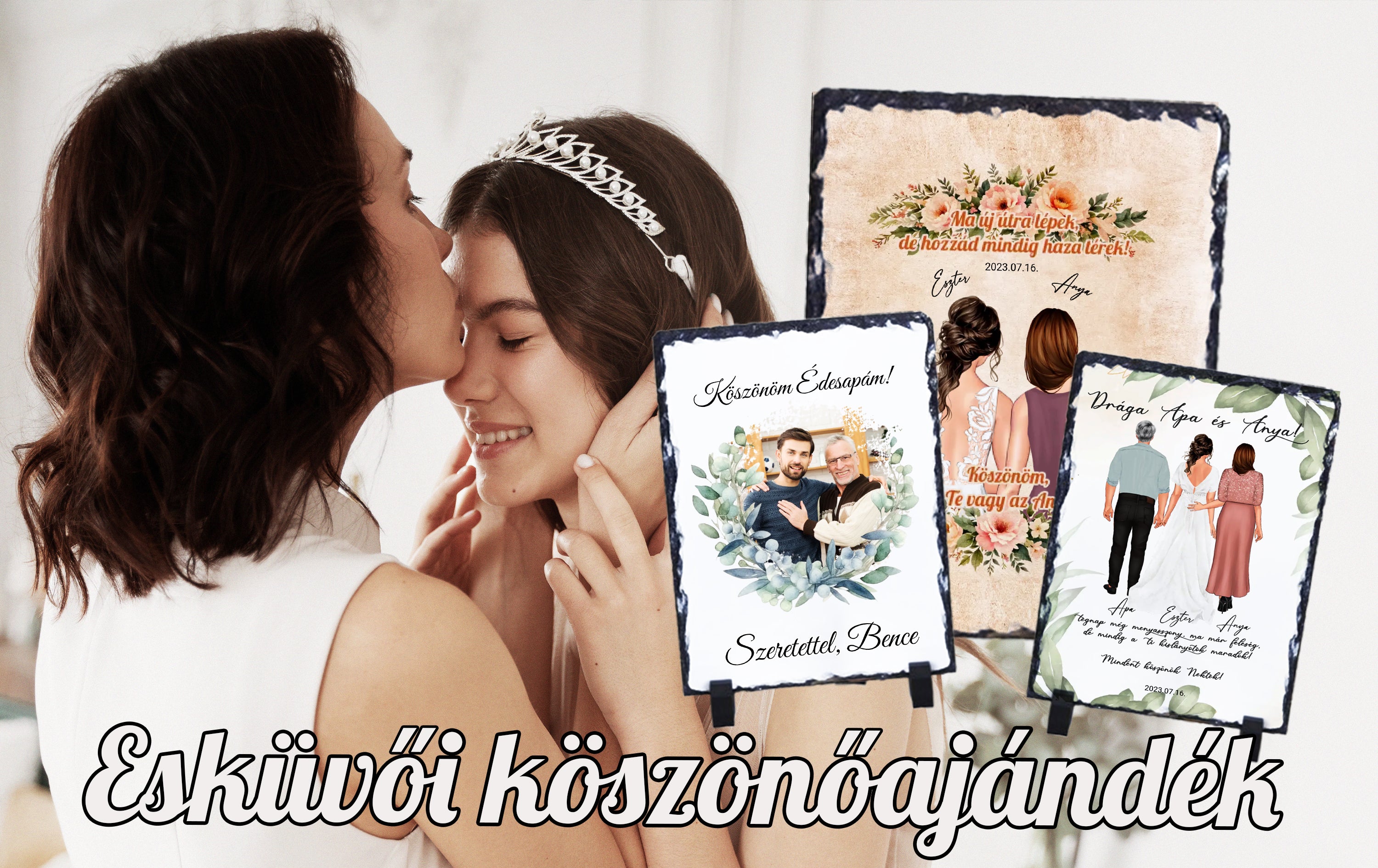 Esküvői szülőköszöntő ajándék