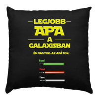 Legjobb Apa a galaxisban egyedi neves ajándék párna