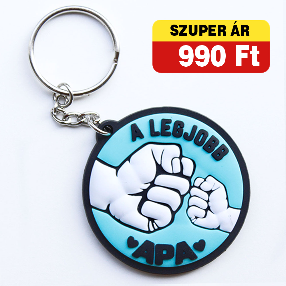 A legjobb apa kulcstartó apáknak és papáknak