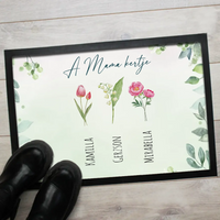 Mama kertje -  szerkeszthető mintás lábtörlő nagymamáknak