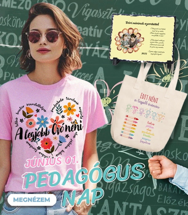 Egyedi pedagógusnapi ajándék pedagógusoknak széles választékban a Bögregurutól