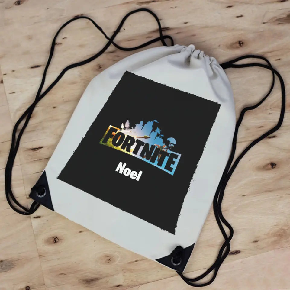 Szerkeszthető egyedi neves Fortnite tornazsák