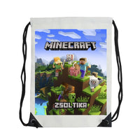 Szerkeszthető egyedi neves Minecraft tornazsák