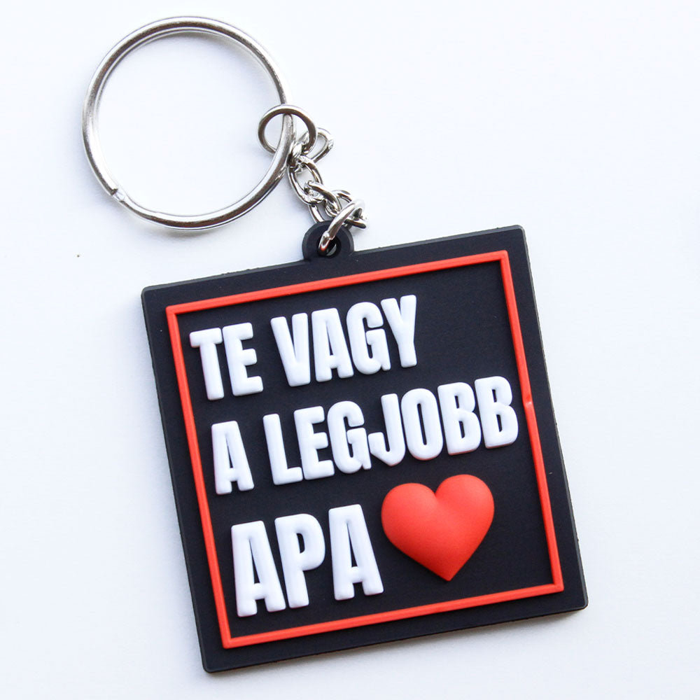 Ajándék kulcstartó apáknak - Te vagy a példaképem