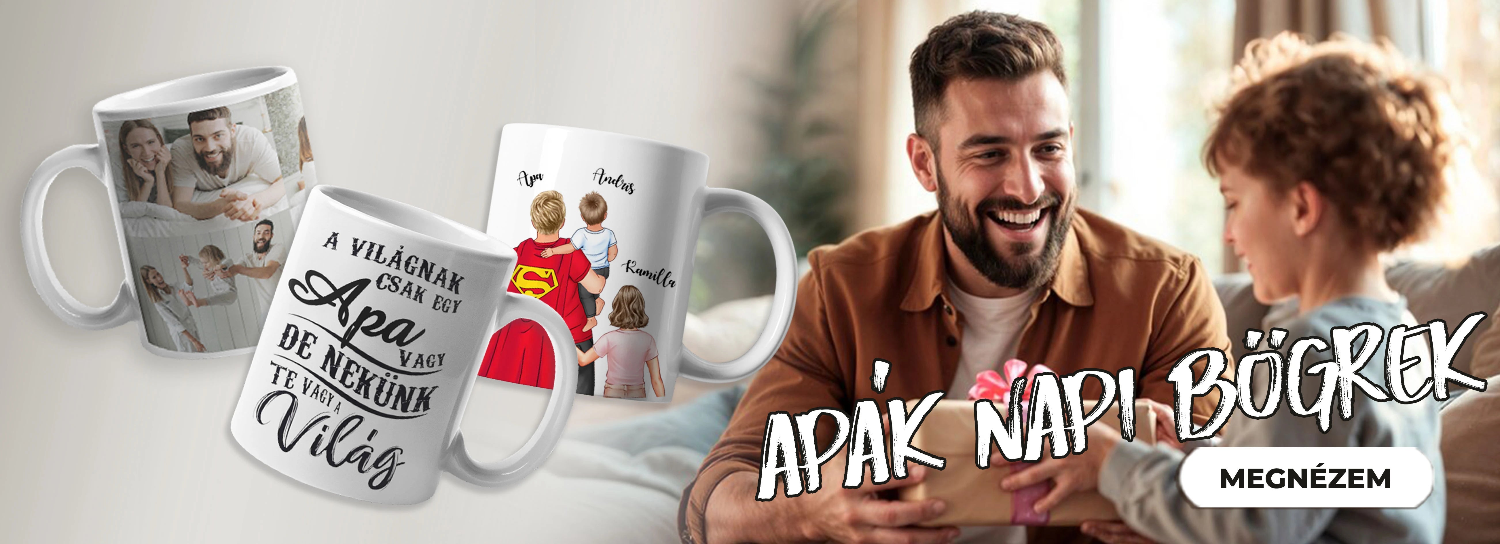 Egyedi Apák Napi ajándék bögre