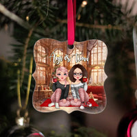 Cuki barátnős karácsonyfadísz