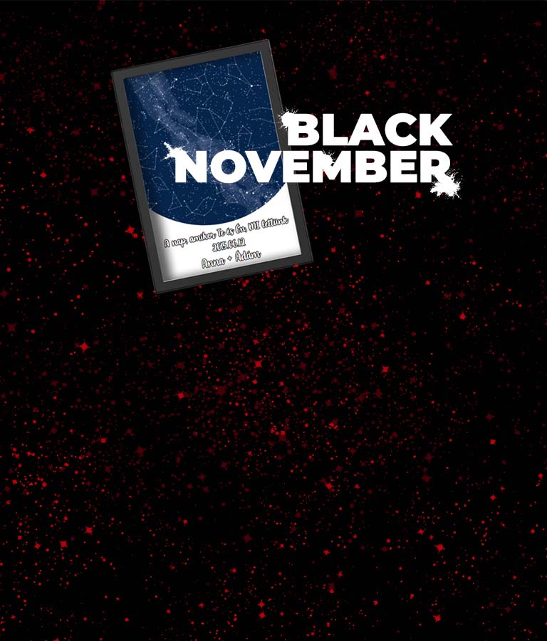 Black november bögregru képkerettel