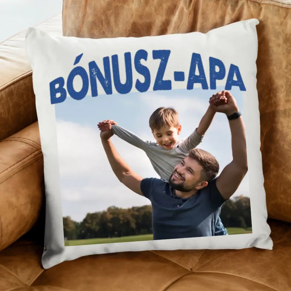 Bónusz apa párna fényképpel