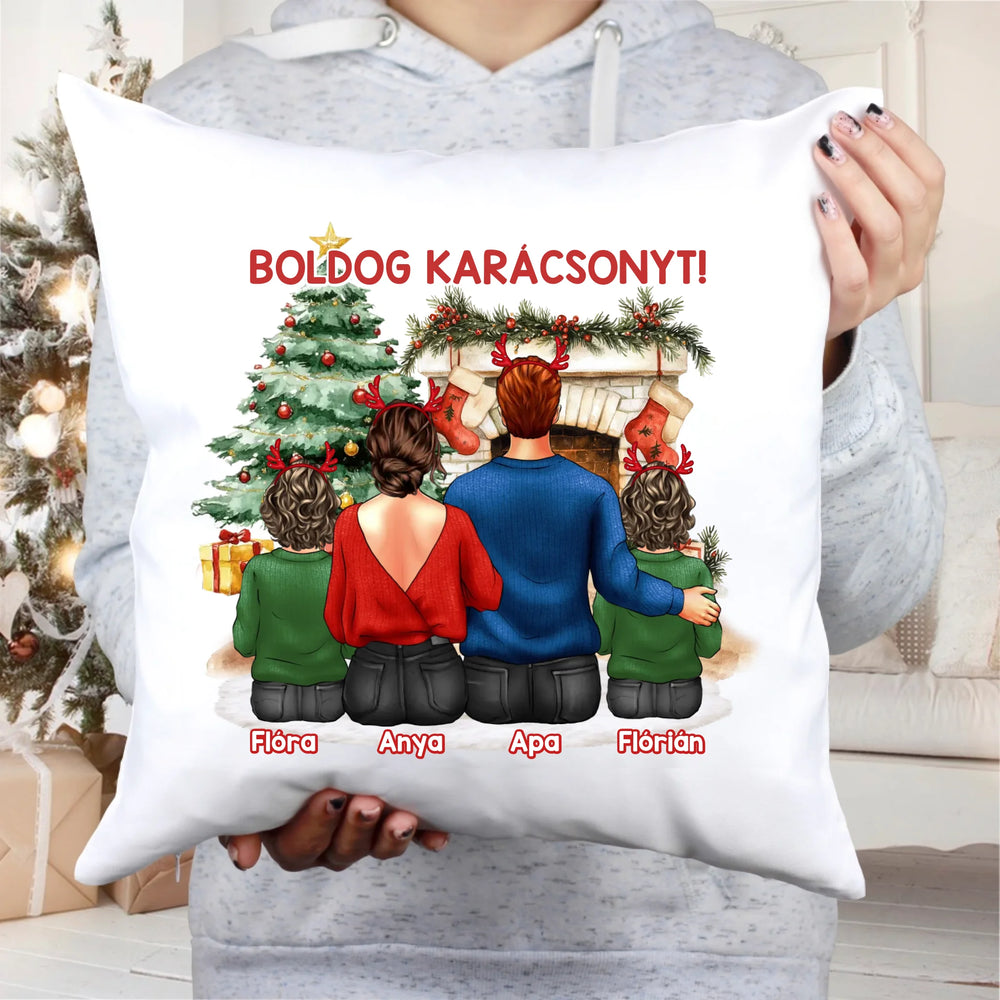 Karácsonyi Családi Párna