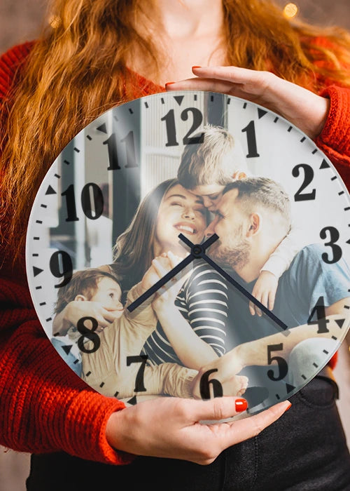 Egyedi fényképes óra