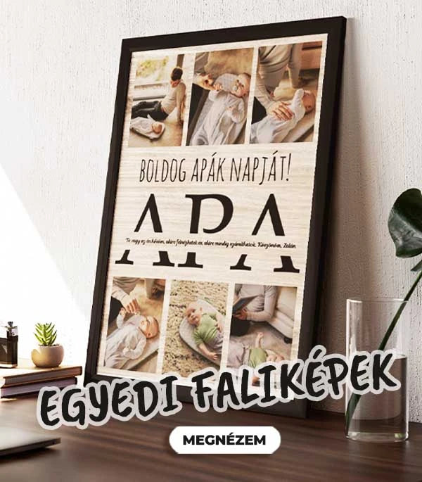 Egyedi faliképek apák napi ajándék