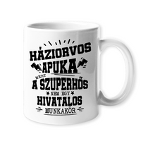 Háziorvos apuka- egyedi ajándék bögre apának