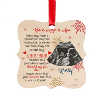 Egyedi karácsonyfadísz kisállat fényképpel