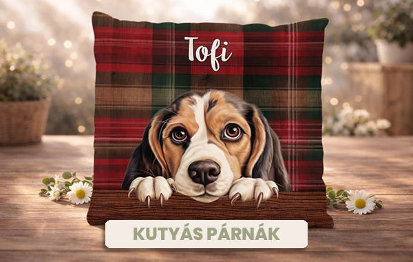 Kutyás párnák - egyedi ajándékok