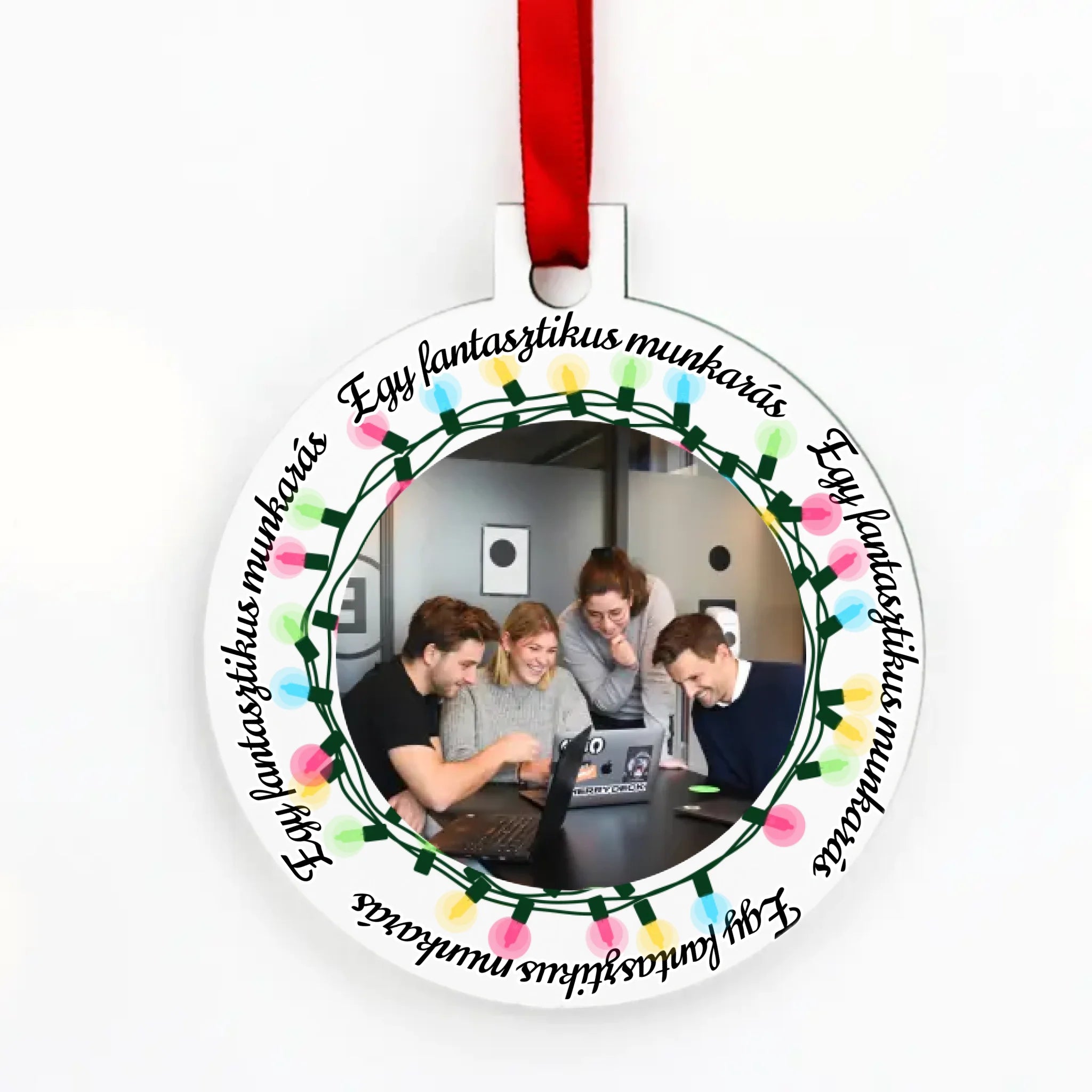 Egy fantasztikus munkatárs - egyedi képes karácsonyi ajándék munkatársaknak