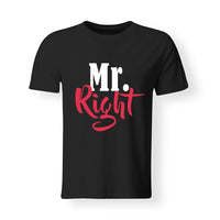 Mr. Right feliratú férfi póló