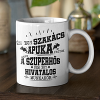 Szakács apuka- egyedi ajándék bögre apának