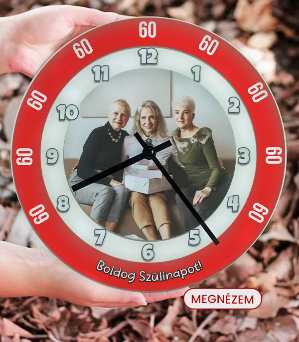 Egyedi születésnapi faliórák