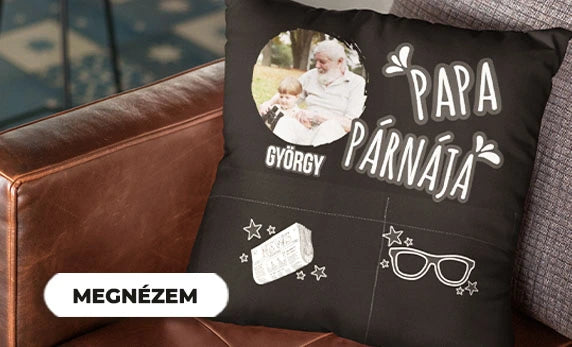 Apák Napi Ajándék Párna zsebbel