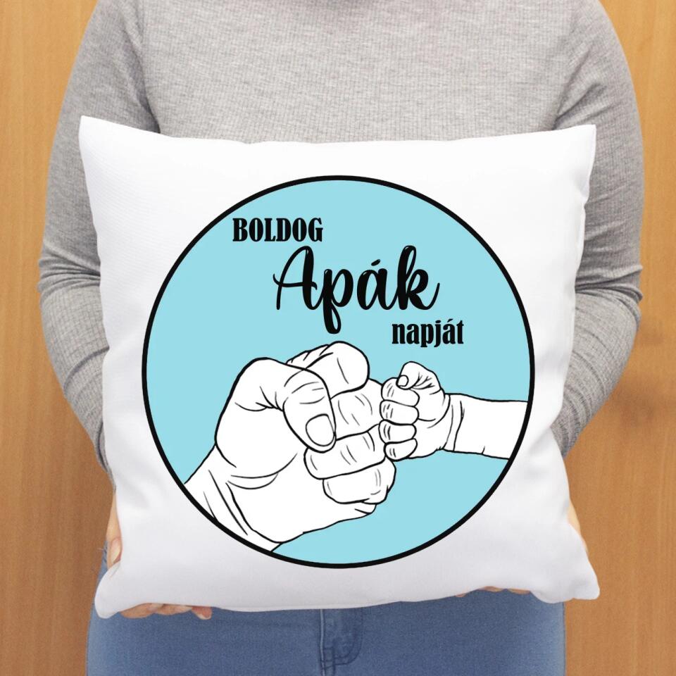 Apák napi "öklözős" párna - Bogreguru