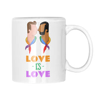 Pride LOVE IS LOVE egyedi feliratos bögre