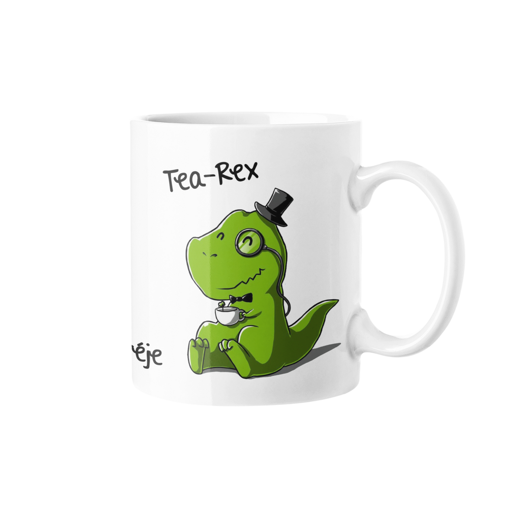 Tea-Rex egyedi neves bögre