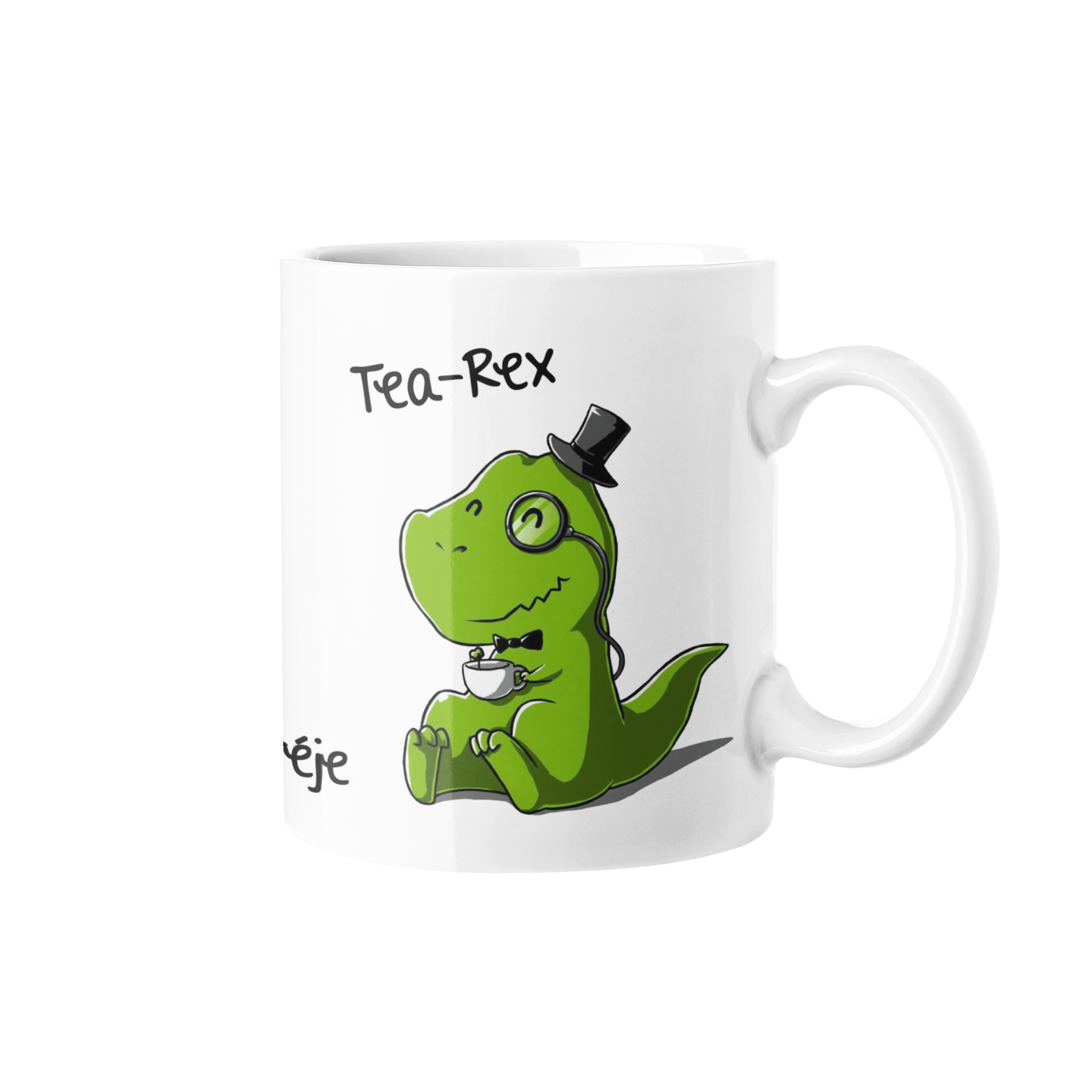 Tea-Rex egyedi neves bögre