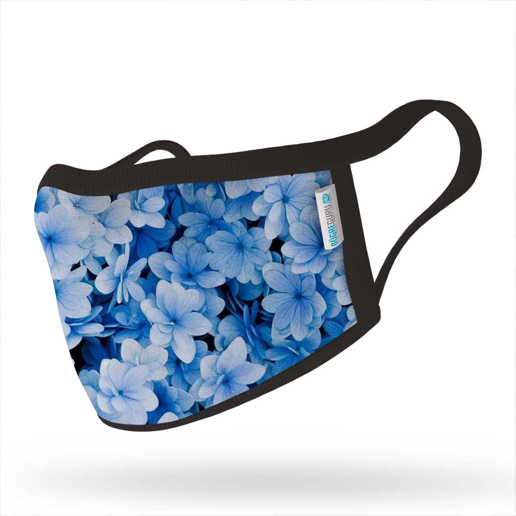 Virágos kék maszk - Bogreguru